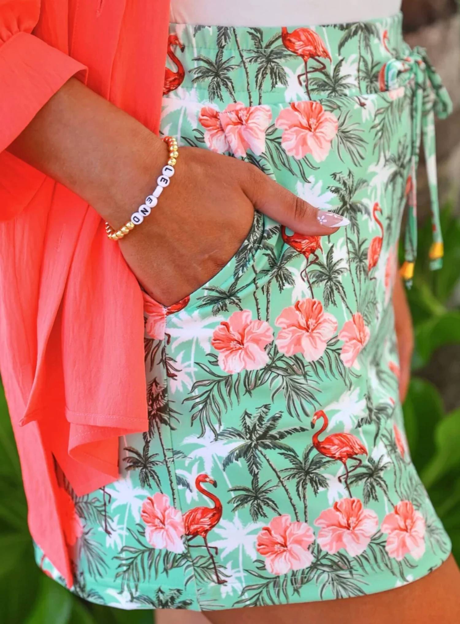 Jess Lea - Palm Beach Flamingo Skort