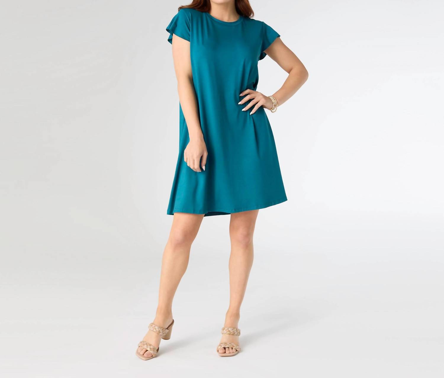 Coco + Carmen - Francis Flutter Sleeve Dress