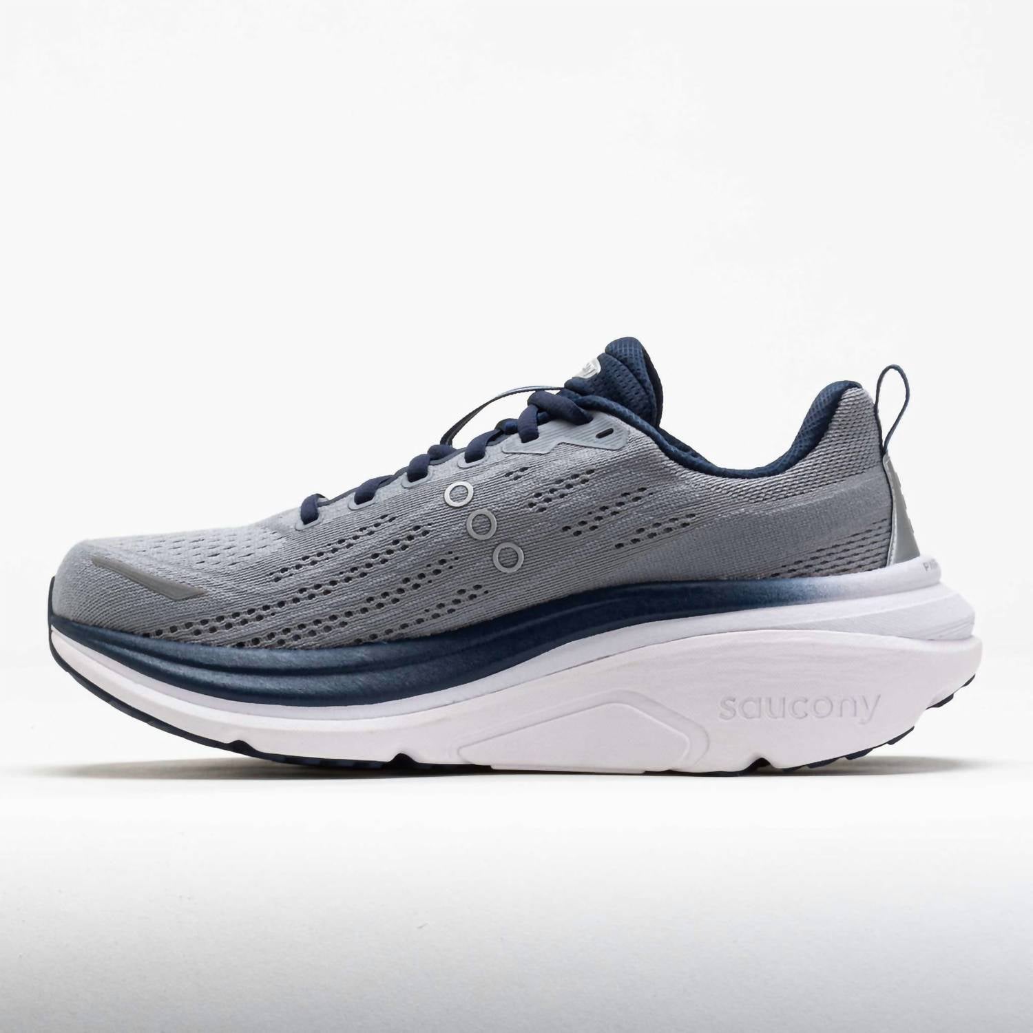 SAUCONY Men's Hurricane 25 Shoes in flint navy - men's sneaker - detail view