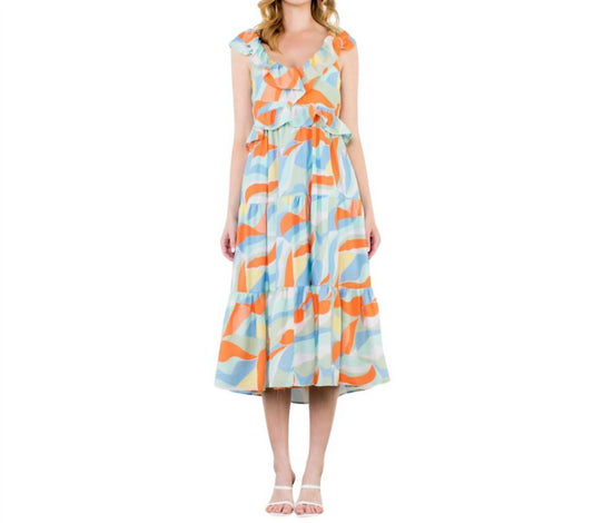 Thml - Abstract Print Maxi Dress