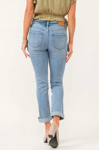 Dear John Denim - Blair Mid Rise Straight Leg Jeans