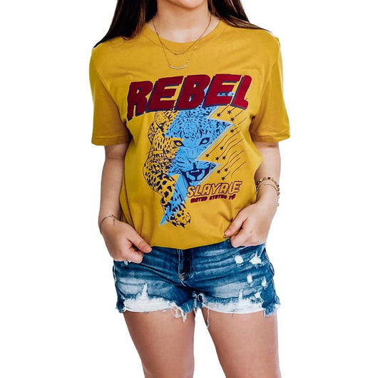 Benie - Rebel Leopard Graphic Tee