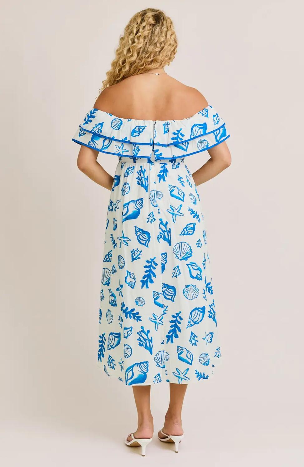 Le Lis - Shelly Off Shoulder Midi Dress