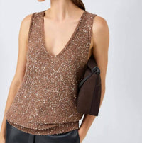 Weekend Max Mara - Acaici Sleeveless V Neck Top