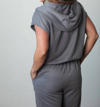 Wishlist - French Terry Hooded Jumpsuit