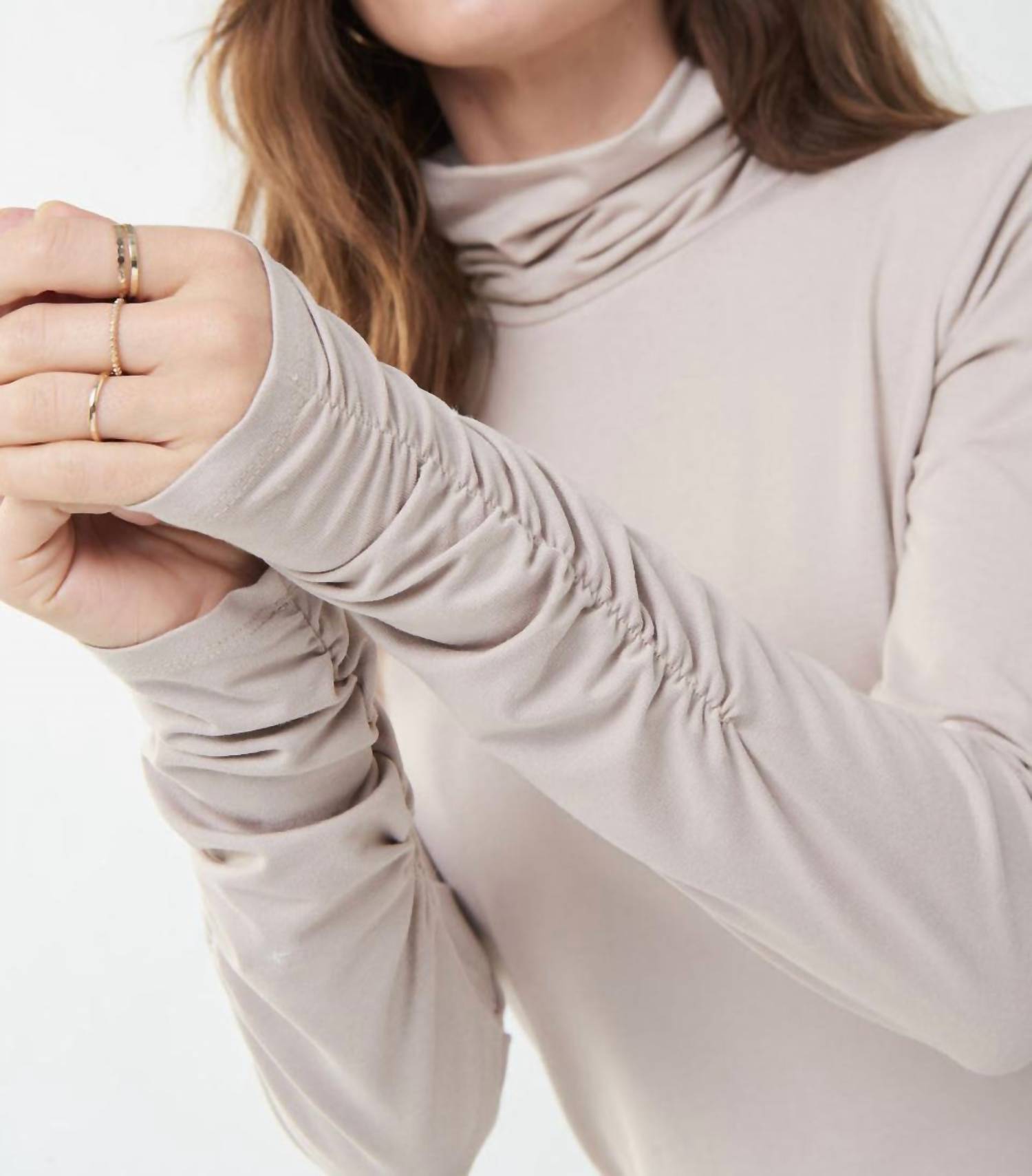 Joseph Ribkoff - High Neck Long Sleeve Top
