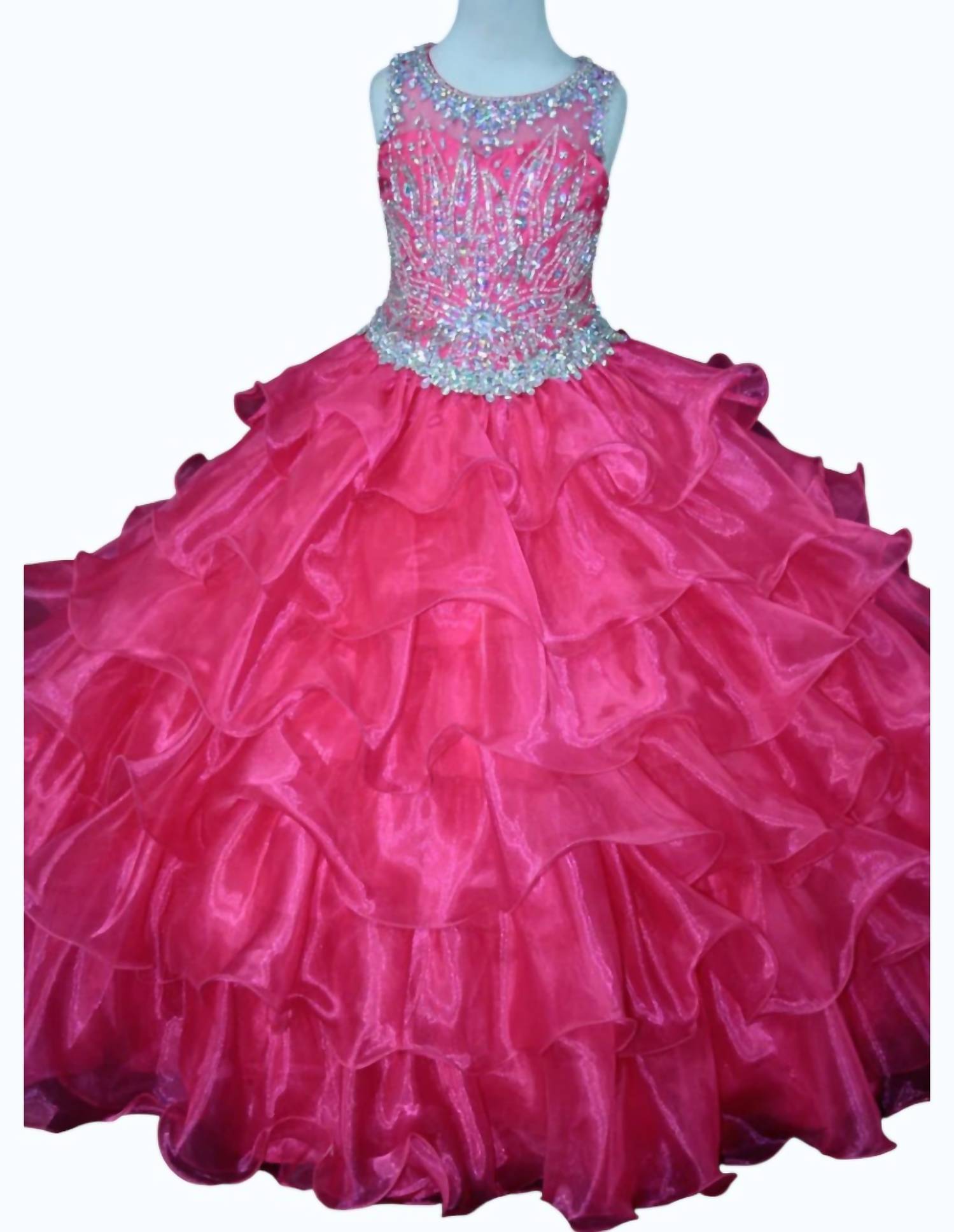 Little Rosie - Girl's Long Pageant Dress