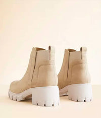 Soda - Women's Ritah Lug Chelsea Ankle Boots