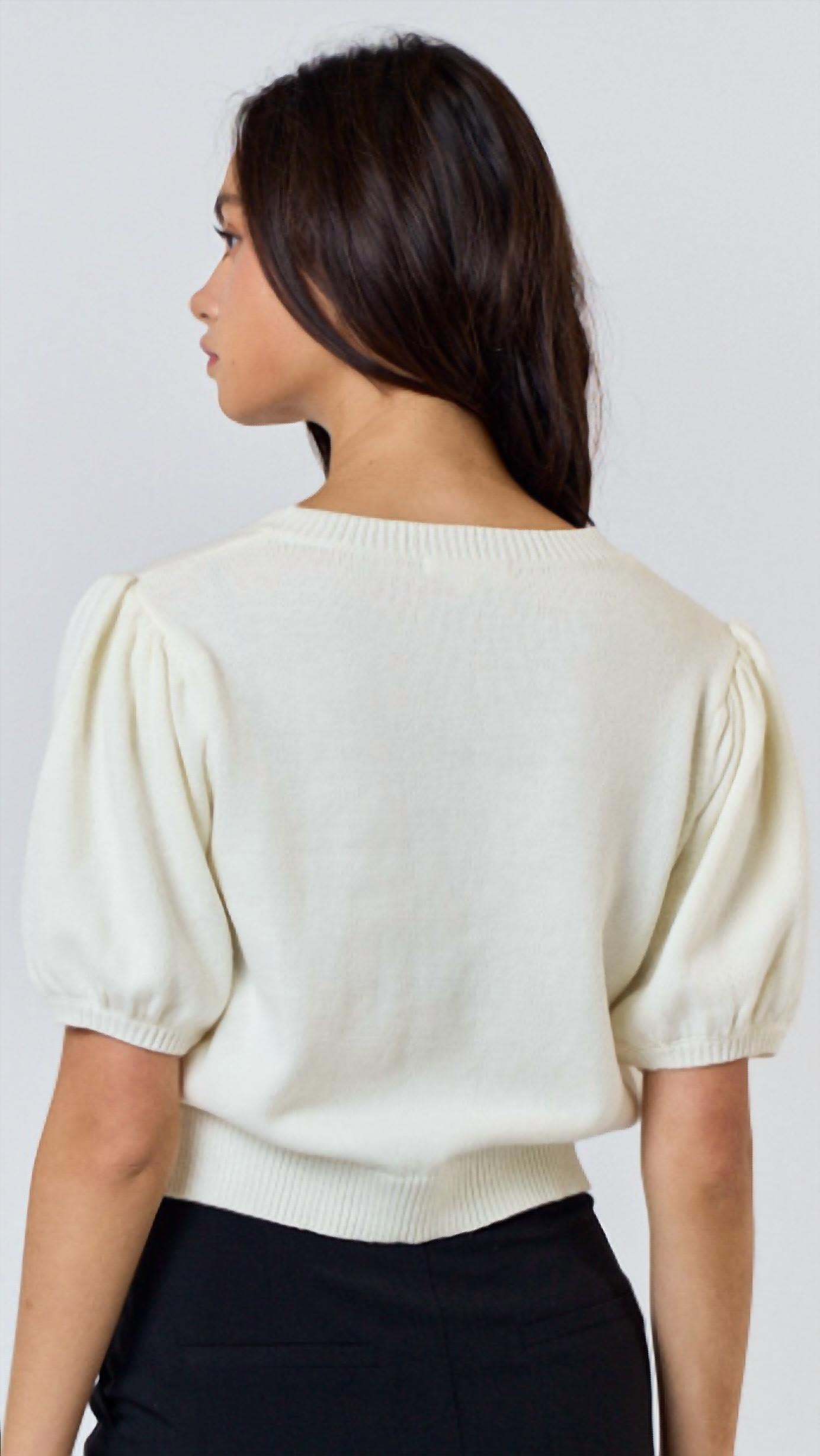 Lalavon - Bow'd Up Sweater