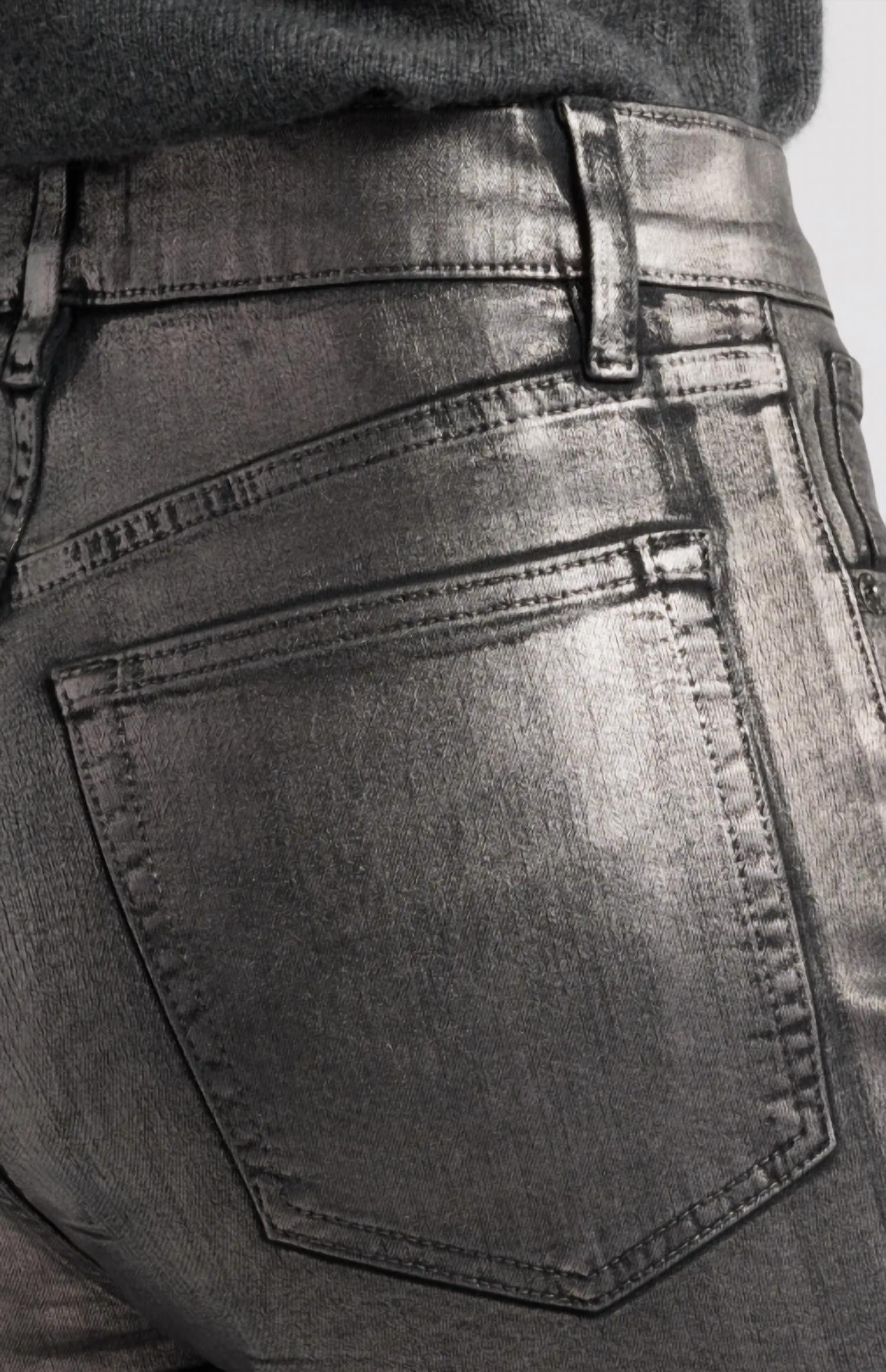 Frame - Le Sleek Straight Coated Jeans