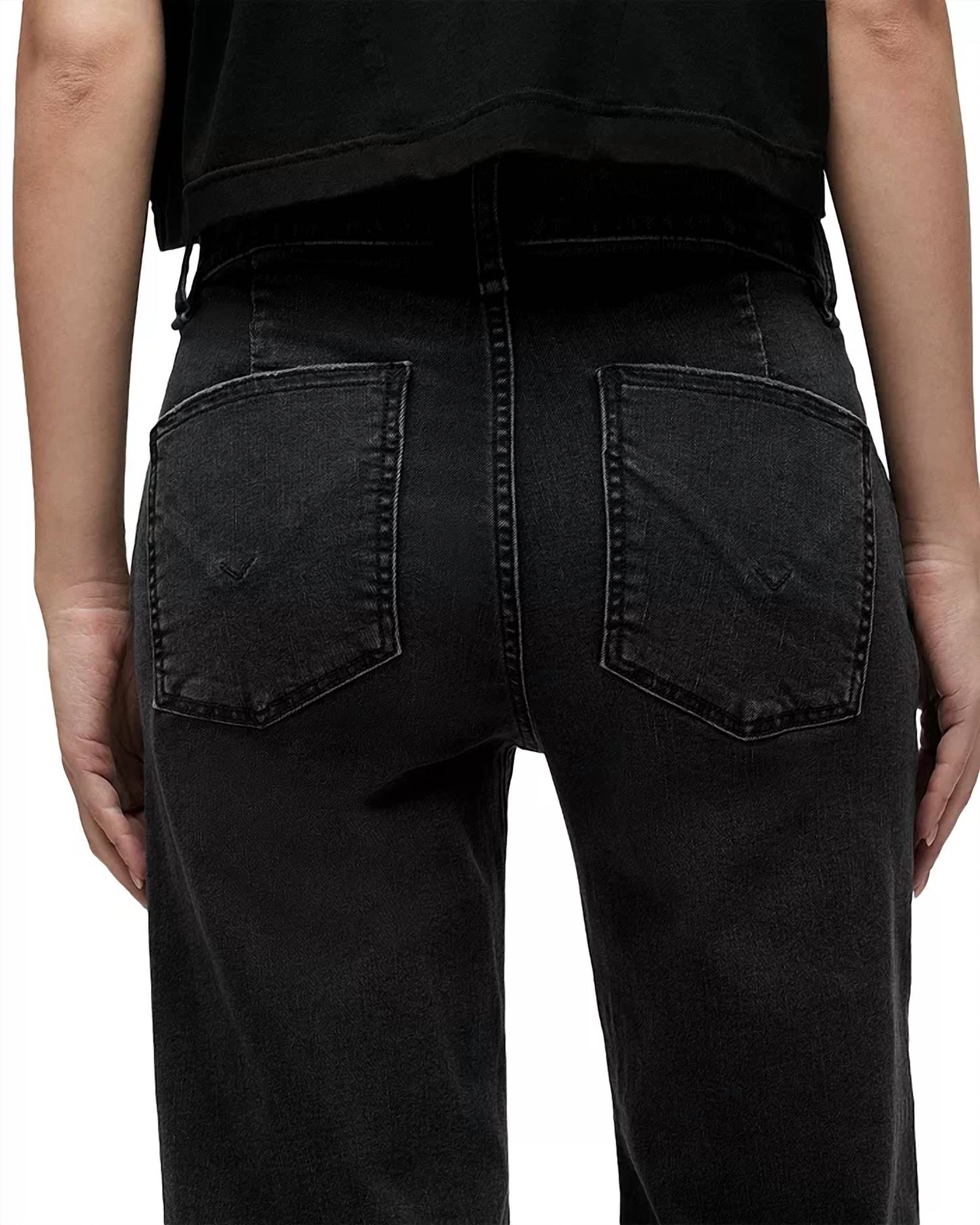 Hudson - Rosie Trouser High Rise Wide Leg Ankle Jeans