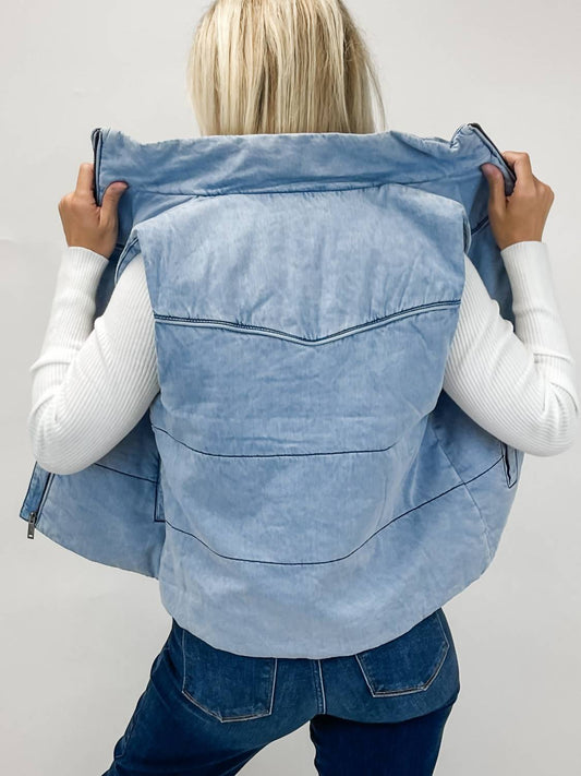 Hem & Thread - Denim Drift Vest