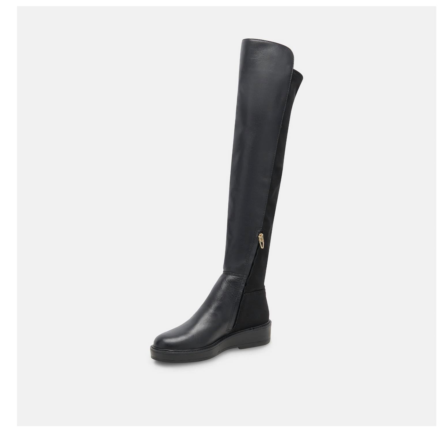 Dolce Vita Women's Ember Boots in black leather - women's shoe