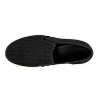 ECCO Men's Soft 7 Woven Slip-on Sneaker in black - men's sneaker - alternate view