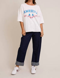 Le Lis - AMERICA ROUND NECKLINE SHORT SLEEVE TOP