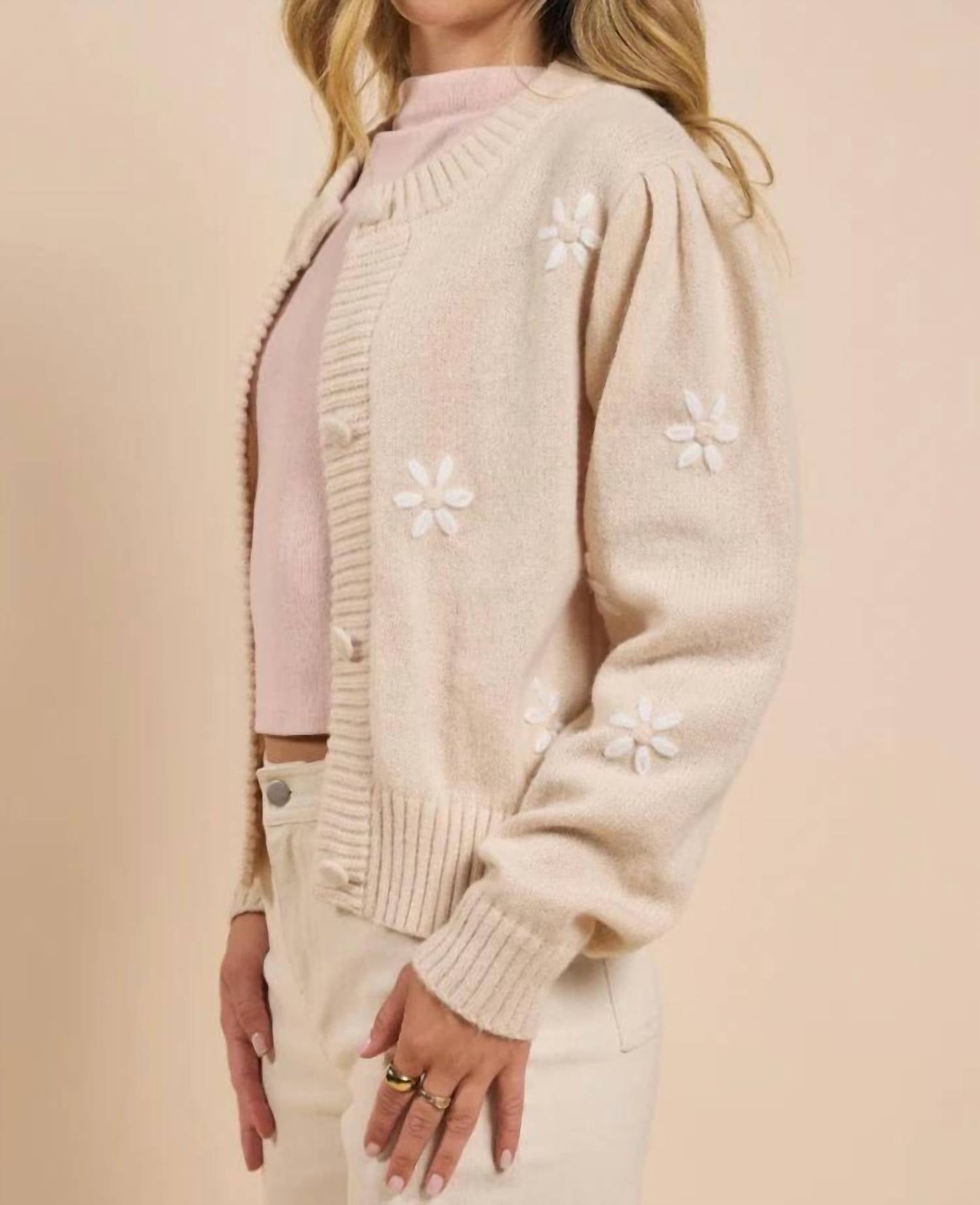 Sadie & Sage - Pretty Daisy Cardigan