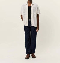 Les Deux - Hector Pointelle Short Sleeve Shirt