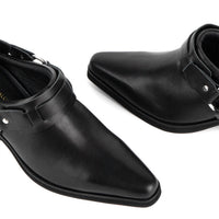 INTENTIONALLY BLANK Women's Friday Pointed Toe Mules in black - women's shoe - view 5