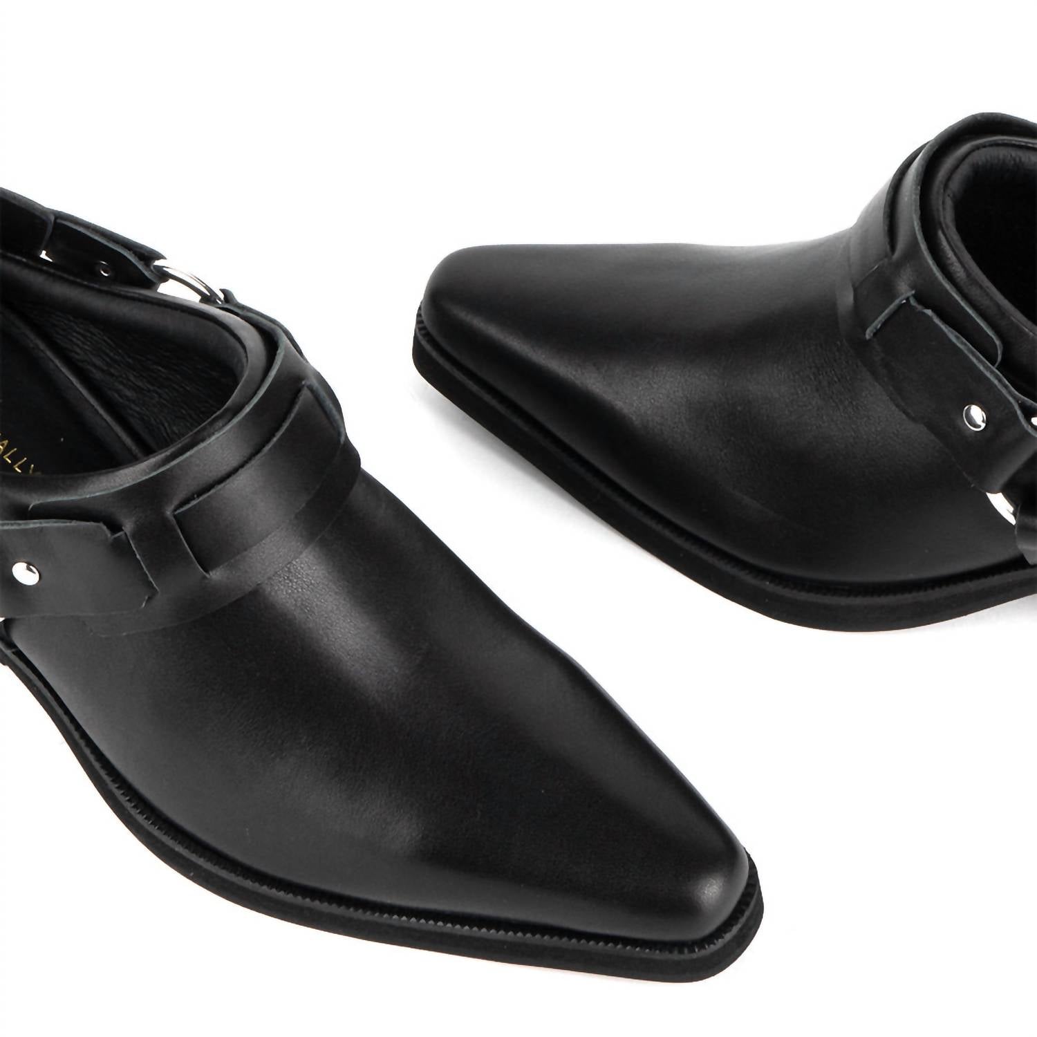 INTENTIONALLY BLANK Women's Friday Pointed Toe Mules in black - women's shoe - view 5