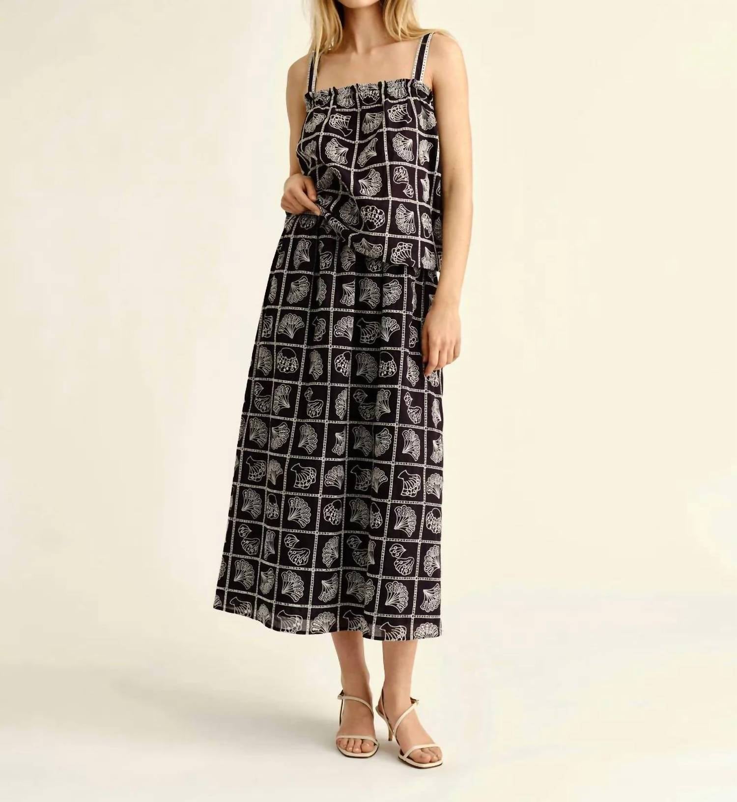 Cartolina Nantucket - Celine Midi Skirt