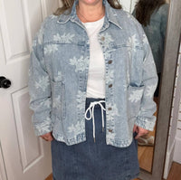 Bibi - Mariah Denim Floral Jacket