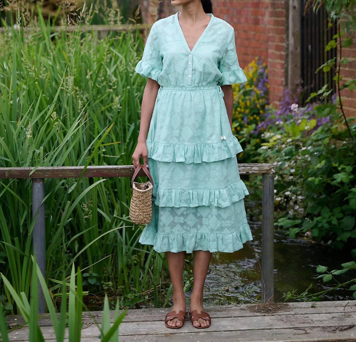 Neve & Noor - Celine Cotton Lace Dress