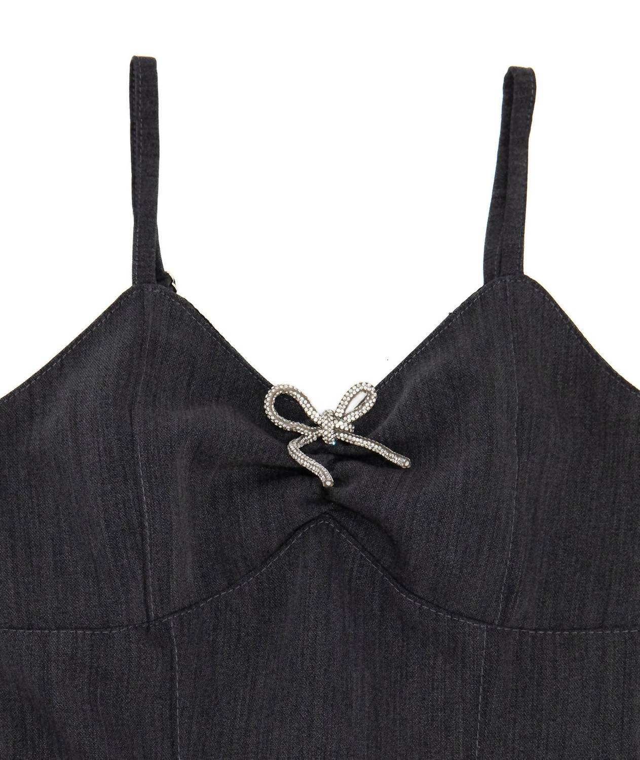 Flowers By Zoe - Girl's Carine Gabardine Bow Dress