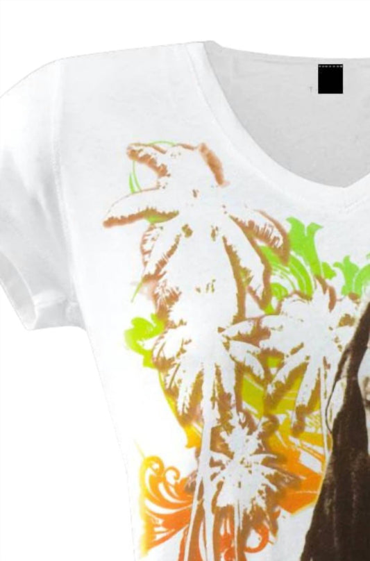 Bob Marley - Teen's Soul V-neck T-shirt