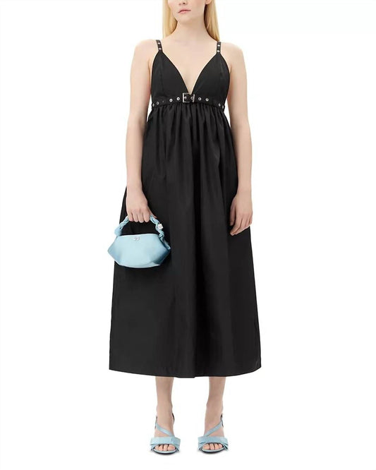 Ganni - Duchesse Nylon Strap Dress