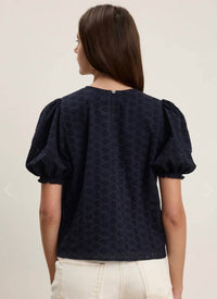 Velvet By Graham & Spencer - Dalyn Eyelet Top