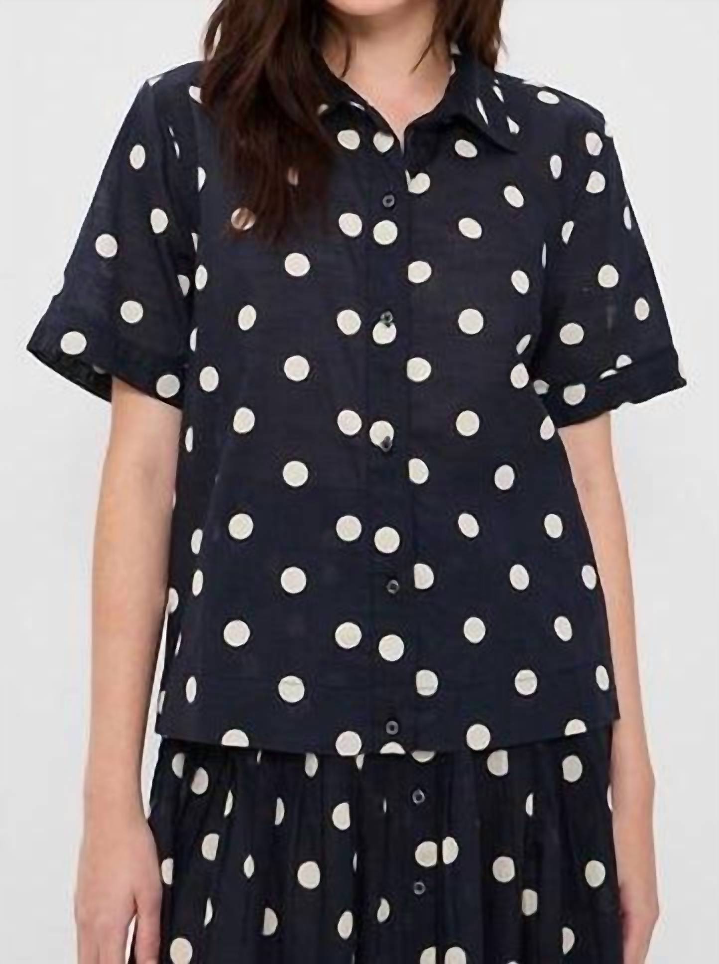 The Great. - Messenger Button Down Top