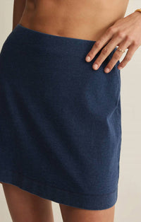 Z Supply - Gail Jersey Denim Mini Skirt