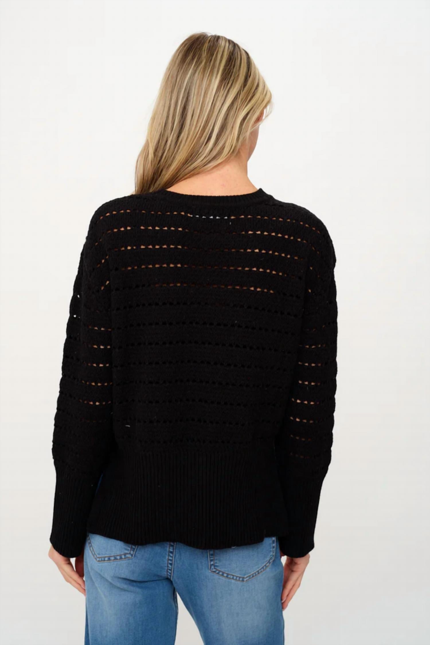 Six/Fifty - Jaden Crochet Sweater
