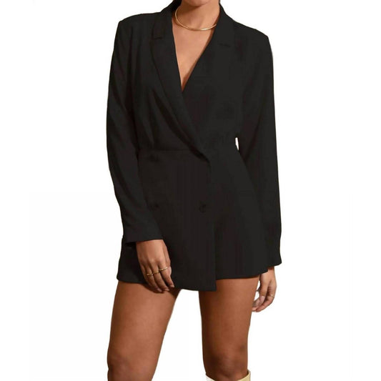 Adelyn Rae - Adele Soft Blazer Romper