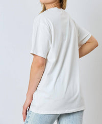 Fantastic Fawn - Sequin Pickleball Basic Short Sleeve Top