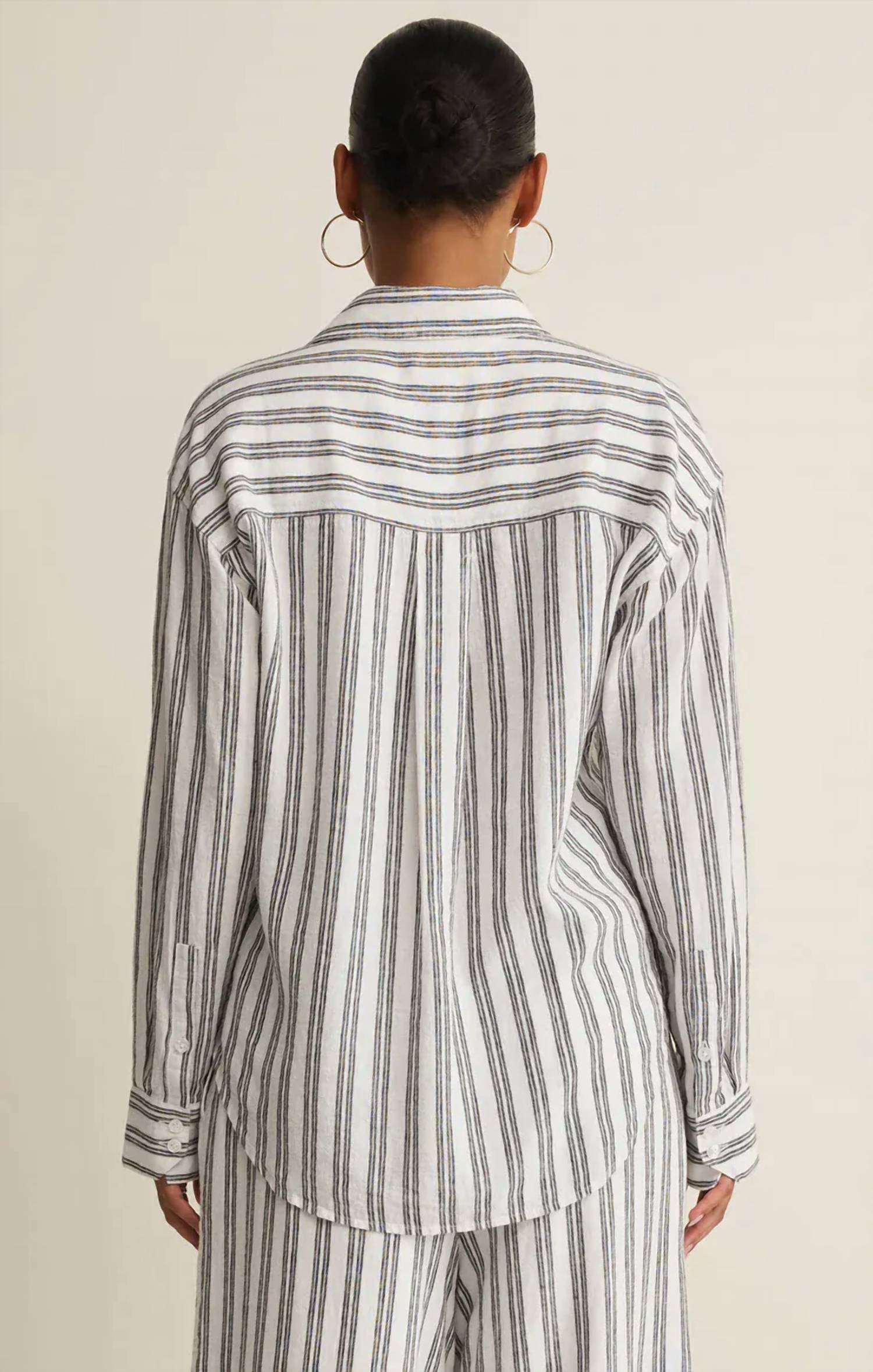 Z Supply - Perfect Striped Button Up Top