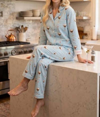 Pj Salvage - Espresso Martini Flannel Pajama Set