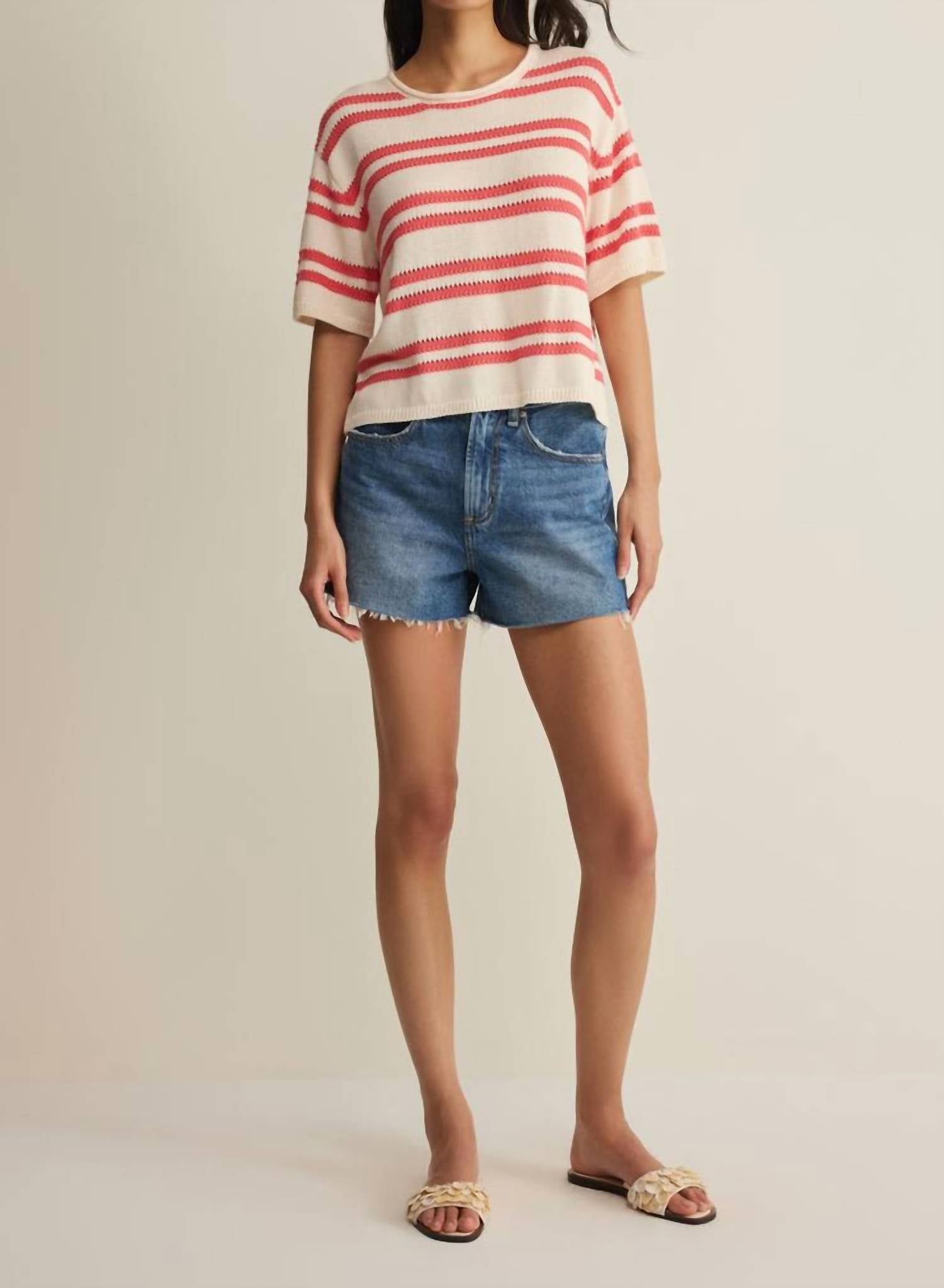 Z Supply - Prado Stripe Sweater Tee