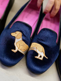 Vilagallo - Women's Velvet Dog Shoes