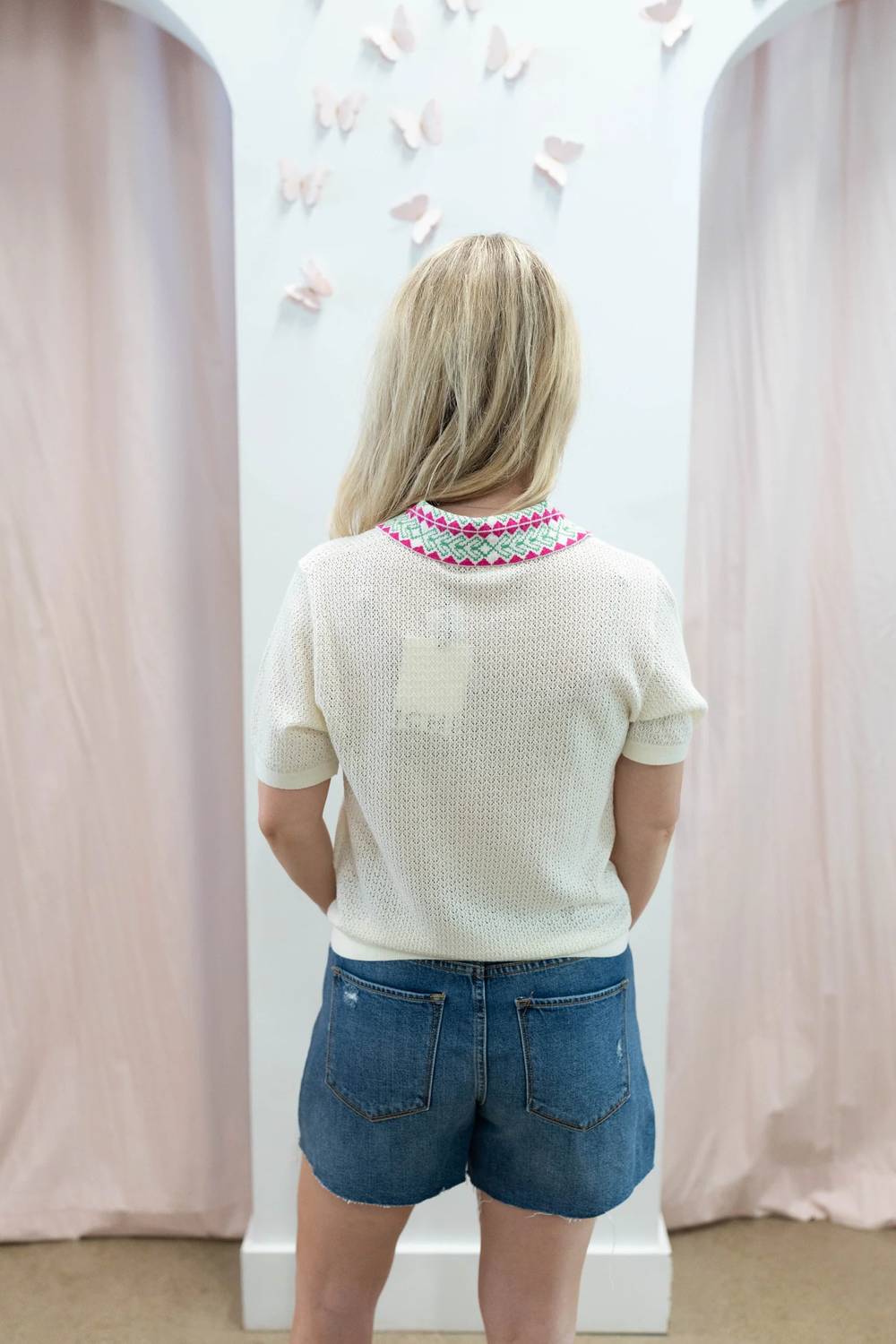 Ichi - Dottie Knit Blouse