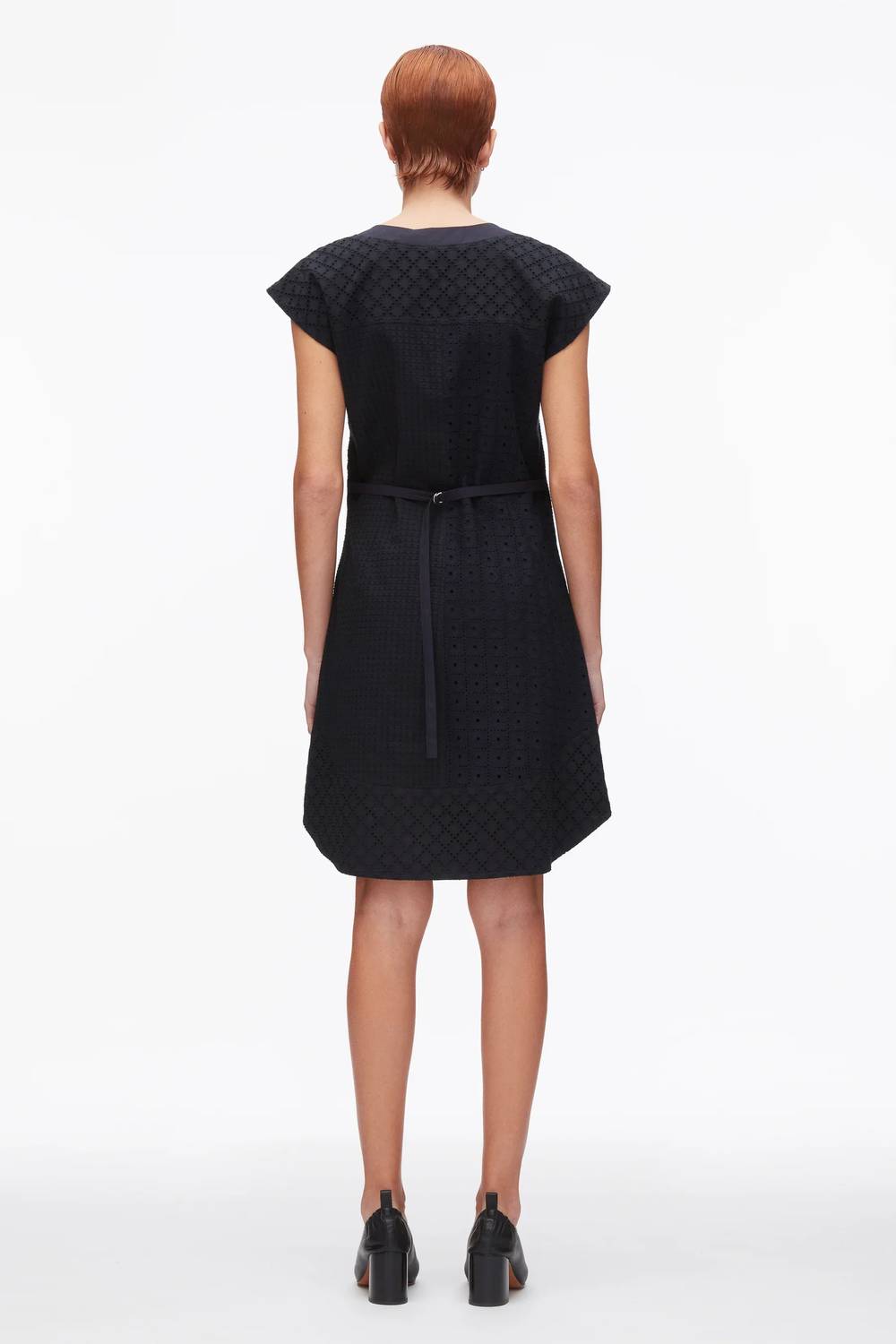 3.1 Phillip Lim - Broderie Anglaise Patchwork Sleeveless Mini Dress