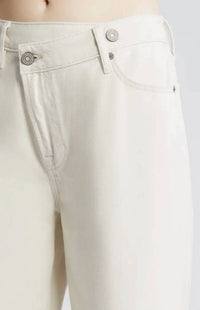 Hidden - Sea Salt Crossover Straight Leg Jeans