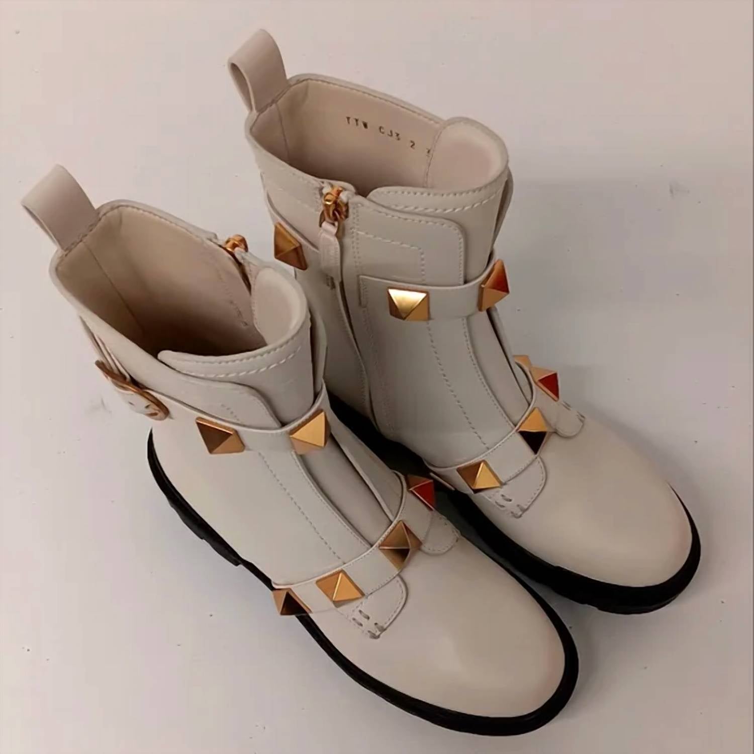 Valentino Garavani - Women's Roman Stud Combat Boots