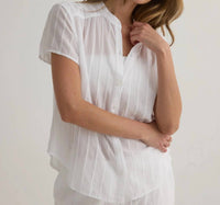 Bella Dahl - Short Sleeve Shirred Top