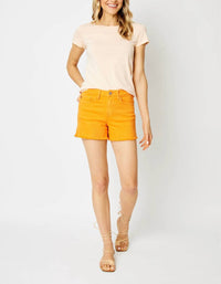 Judy Blue - Fray Hem Shorts