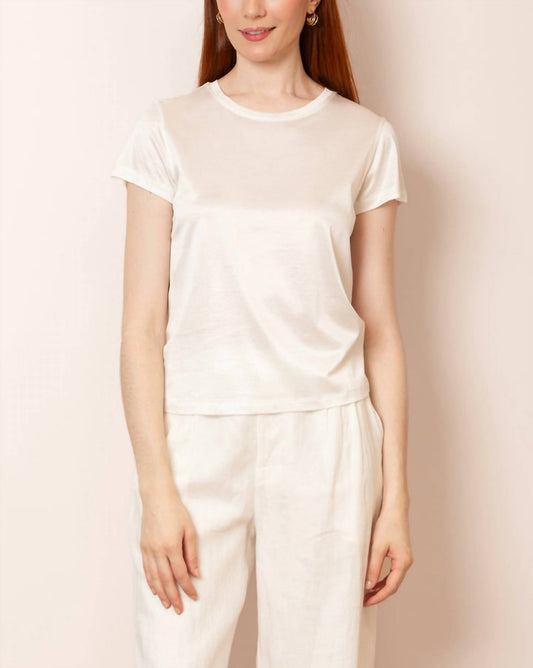 Jessie Liu - Alice Silk Cotton T-shirt