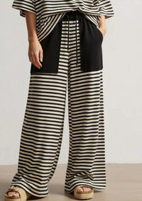 Sewn And Seen - Striped Knit Lounge Set