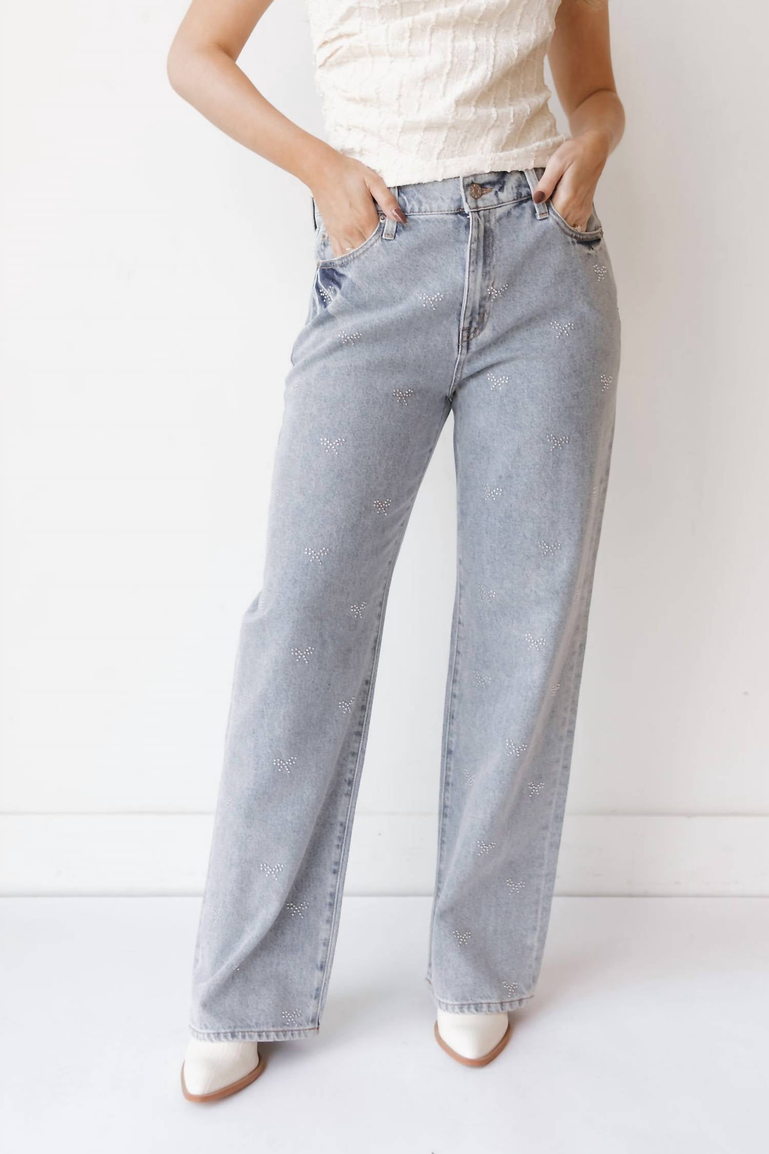 DAZE 1999 Slouch Fit Jeans in lovers knot - women's jeans