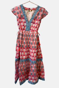 Dolma - Women's Side Tie Tassel Dress