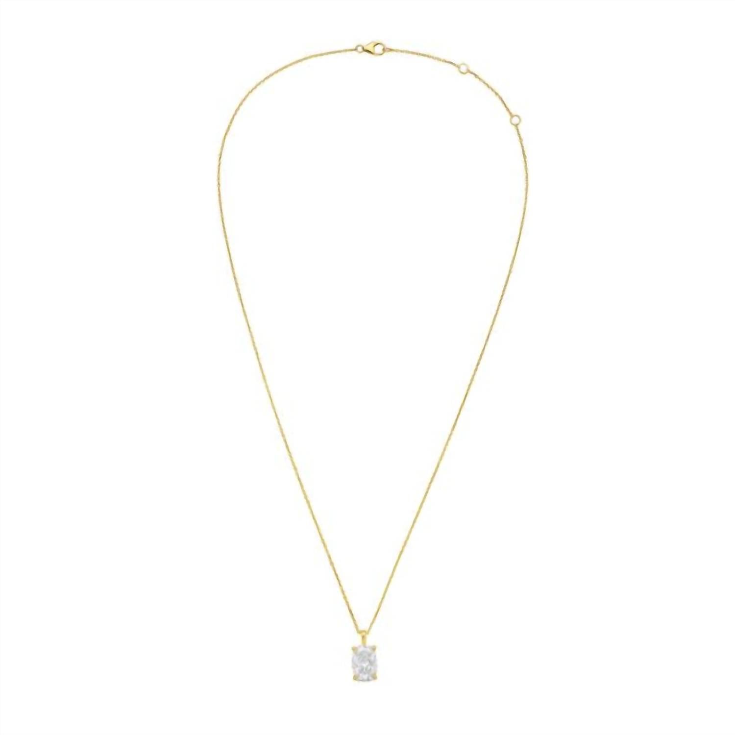 Diana M Jewels - 7.00 Ct Lab-grown Cushion-shaped Diamond Pendant Necklace On Solid Bail